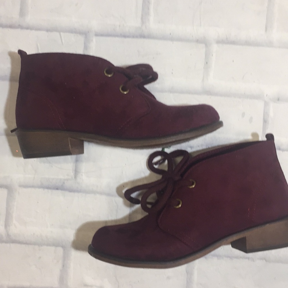 Suede booties